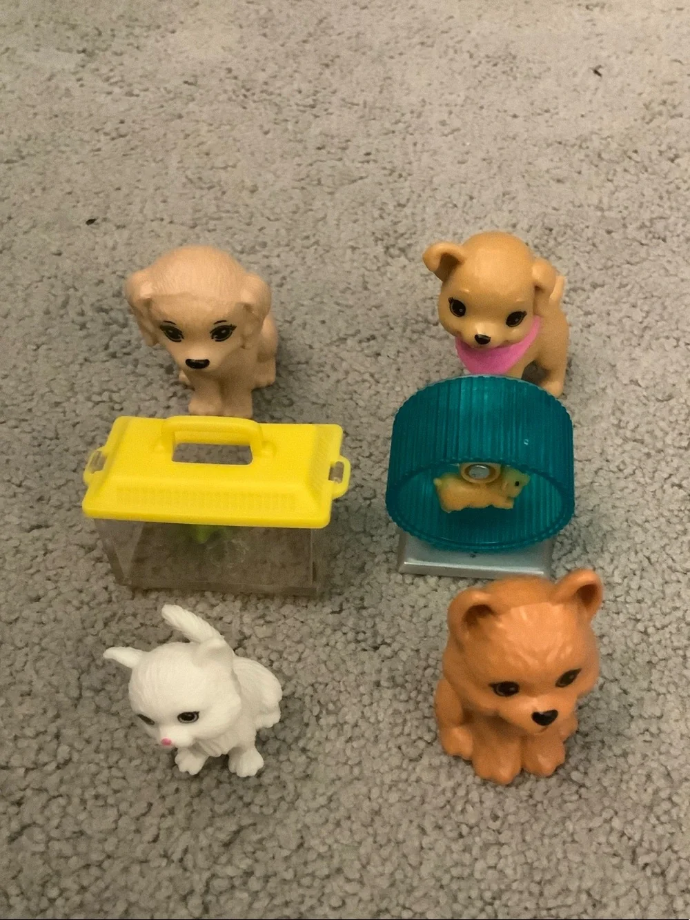 Barbie Pink and Blue Pet Care Playset with Doll and Pets